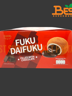 เอ็กซ์เซล ไดฟุกุไส้ช็อกโกแลต 30กรัม. x 12ซอง.Fuku Daifuku Filled with Chocolate (Excel Brand) 30g. x 12sachets.
