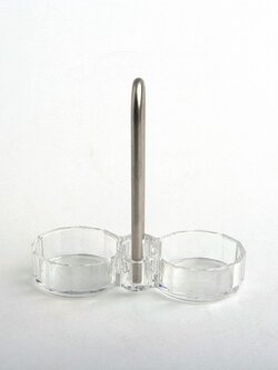 ส่งฟรี พวงเครื่องปรุง 2 ช่อง ใช้คู่กับ ขวดพริกไทอคิลิค Twin Fish รหัส APH+AP-4