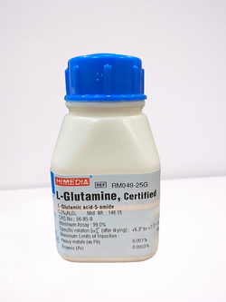 L - GLUTAMINE Lab Himedia 25 GM RM049