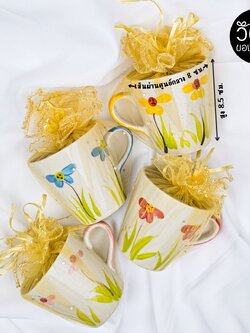 แก้วเซรามิก (ห่อผ้า)