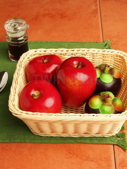 PBB-51 ตะกร้าพลาสติกสาน แบบสี่เหลี่ยมผืนผ้า