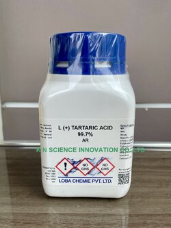 L (+) Tartaric acid, 99.7%, AR ,500 g ,Loba 0619700500