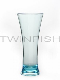 TPC-1B แก้วพลาสติกใสทรงสูงสีฟ้า