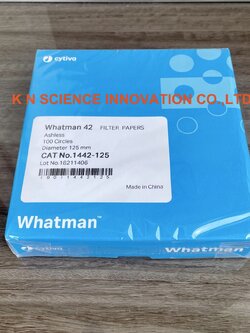 Quantitative Filter Papers,Grade 42 Circles,กระดาษกรอง เบอร์ 42, ยี่ห้อ Whatman™ (**เช็คสต๊อกสินค้าก่อนสั่งซื้อ**) 1442