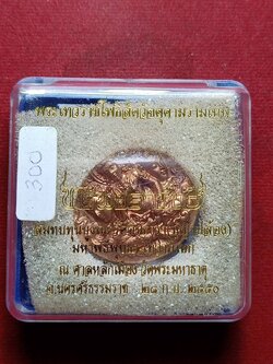 พระเทวราชโพธิสัตว์จตุคามรามเทพ รุ่นทรัพย์ราชัน มหาพิธีพุทธา-เทวาภิเษก ณ ศาลหลักเมือง วัดพระมหาธาตุ จ.นครศรีธรรมราช พร้อมกล่อง (SKU-08200)