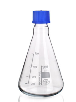 Erlenmeyer flask with screw cap ,ยี่ห้อ simax 1632426731