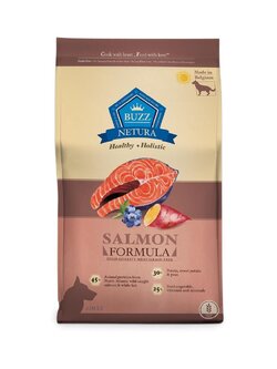 [ 2.5 kg. ] Buzz Netura อาหารสุนัขพรีเมียมโฮลิสติก-เกรนฟรี สูตรเนื้อปลาแซลมอน สำหรับสุนัขโตพันธุ์กลาง-ใหญ่ 2.5 kg