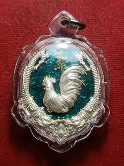 เหรียญหลวงปู่สรวง เนื้อเงินลงยา วัดถ้ำพรหมสวัสดิ์ จ.ลพบุรี (SKU-09072)