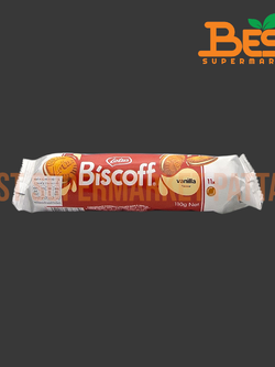 โลตัส บิสกิตคาราเมลสอดไส้ครีมกลิ่นวานิลลา 110 กรัม.Lotus Brand.Biscoff Caramelised Sandwich Buscuit with Vanilla Favour Filling 110g.