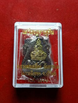 เหรียญอายุยืน หลวงพ่อเหลือง วัดกระดึงทอง จ.บุรีรัมย์ ปี 25578 พร้อมกล่อง (SKU-06899)