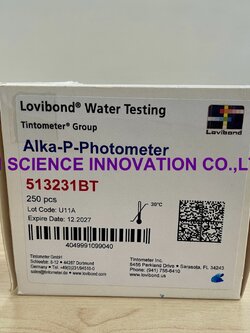 Alka-P-Photometer, 250 pcs,ยี่ห้อ LOVIBOND 513231BT