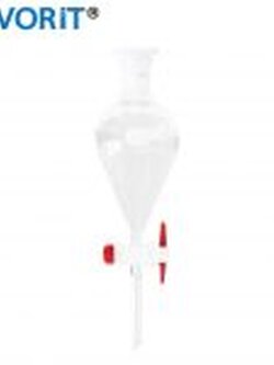 SEPARATING FUNNEL PTFE STOPCOCK S24/29 CAP,ยี่ห้อ FAVORIT ® JD53