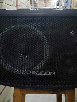 DECCON PRO-450 ลำโพง KARAOKE 3 WAY สินค้าตัวโชว์มีตำหนินิดหน่อย