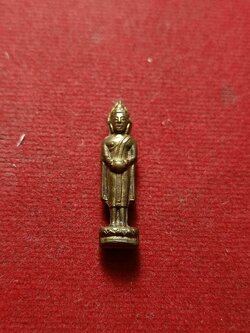 รูปหล่อพระยืน อุ้มบาตร ไม่ทราบที่ (SKU-02654)