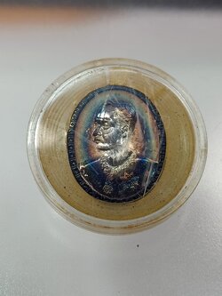 เหรียญ ร.5 เนื้อเงิน บูรณปฏิสังขรณ์ พระมณฑป วัด พระพุทธบาท จ.สระบุรี ปี 2537 (SKU-00274)