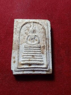 พระสมเด็จวัดยวด เนื้อผงอิทธิเจ กรุวัดร้าง จ.ลพบุรี หลังธรรมจักร รุ่น1 (SKU-02735)