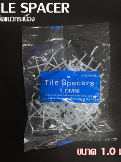 กากบาทเว้นร่องกระเบื้อง 1มม / 1.5มม / 2มม จำนวน100ตัว Tile spacer จัดแนวกระเบื้อง