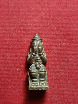 พระปิดตาพระพิฆเนศ พ่อท่านคล้อย หล่อโบราณ วัดภูเขาทอง จ.พัทลุง (SKU-05161)