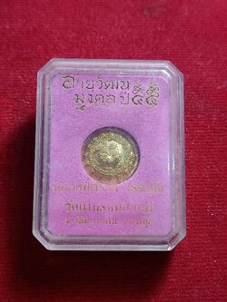 เหรียญไก่ฟ้ามหาลาภเม็ดกระดุม รุ่นอายุวัฒนมงคล ปี55 หลวงปู่สรวง วัดถ้ำพรหมสวัสดิ์ ลพบุรี (SKU-01446)