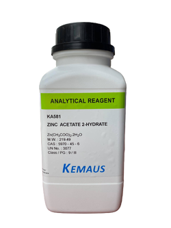 KA581 Zinc Acetate 2-hydrate, AR 500 G , Kemaus