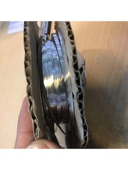 ลวดซีลถุง แบบเรียบ หนา 2.3 mm ตัดแบ่ง ราคาต่อเมตร