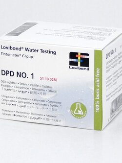 DPD No.1, 500 tablets For Free Chlorine 511052
