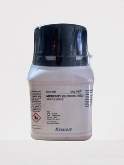 MERCURIC OXIDE RED AR KemAus 100 GM KA1286