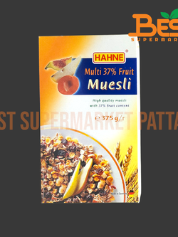 ฮาทเน่ มูสลี่ผสมผลไม้ 375 กรัม.HAHNE.Multi37% Fruit Muesli 375 g.