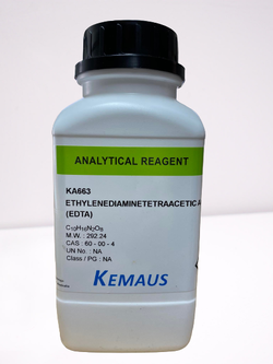 E D T A ( Ethylenediamine Tetra Acetic Acid ) AR KemAus 500 GM KA663