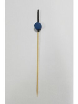 WCP210 ไม้จิ้มค็อกเทลหรือไม้บาร์บีคิวสีน้ำเงินแบบกลมแบน