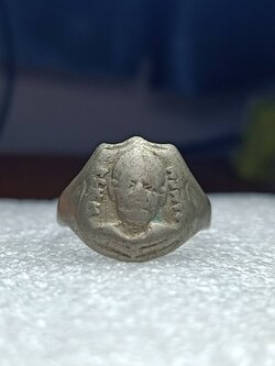 แหวนหลวงพ่อพริ้ง รุ่นแรก วัดโบสถ์โก่งธนู จ.ลพบุรี เนื้ออัลปาก้า (SKU-10316)