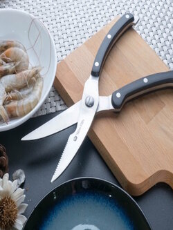 SC-42 กรรไกรตัดอาหารด้ามแบคกาไลท์