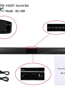 Xgody Soundbar 4.1 ขนาด 21.5 นิ้ว รุ่น BS-28B