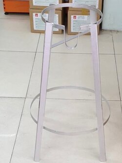 ขาวางเตาแก๊สแรงดันสูง ฐานกลม สำหรับหัวเตาเร่ง KB5 สูง 70 ซม.