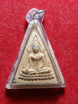 พระพุทธชินราช เนื้อดิน หลวงพ่อพันธ์ วัดบางสะพาน จ.พิษณุโลก สร้างราวๆปี 2512-2514 (SKU-04410)