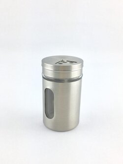 SPC-9 ขวดแก้วใส่เครื่องปรุงสเตนเลสหุ้มสเตนเลส304