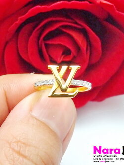 แหวนเพชร ประดับเพชรแท้ 0.15 ct น้ำขาว 97 ทองคำแท้ 9K