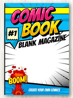 สมุดวาดการ์ตูน Blank Comic Book 1