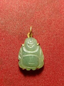 จี้พระสังกัจจายน์จีน เนื้อหินหยก (SKU-10843)