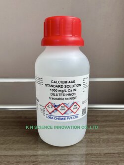 Calcium, AAS standard, 1000 mg/l (in diluted HNO3), NIST Traceable,500 ml , Loba A800N00500