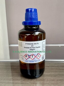 Pyridine, 99.5%, AR ,500 ml ,Loba 0028100500