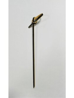 WCP31 ไม้จิ้มค็อกเทลหรือไม้บาร์บีคิวสีดำแบบดาบ 12ซม.