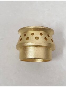 ฝาเฝืองทองเหลืองแท้ 100% วงใน LUCKY FLAME หัวเตา รุ่น AT-111,112