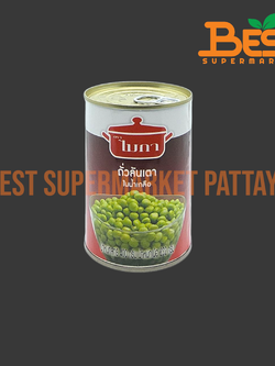 ไมก้า ถั่วลันเตา ในน้ำเกลือ น้ำหนักสุทธิ 400 กรัม Mica Green Peas in Brine 400 g.