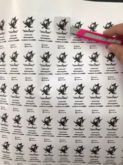 งานพิมพ์สติ๊กเกอร์ไดคัท