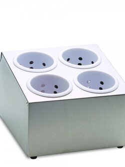 SFH2L-4 ที่ใส่ช้อนส้อมสเตนเลส 4 ช่อง 2 แถว