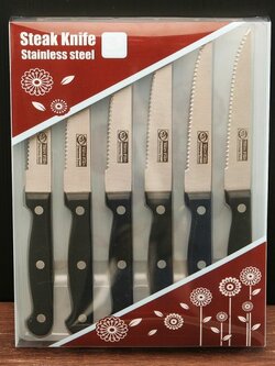 ชุดมีดสเต็ก 6 ชิ้น