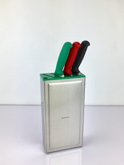 KB-1GN กล่องสเตนเลสเก็บมีด ฝาสีเขียว