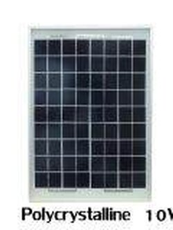 citylights แผงโซลาร์เซลล์ ชนิด Polycrystalline Silicon ขนาด 10W 18V