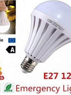 MJ-tech หลอดไฟฉุกเฉิน LED 12W แสงสีขาว รุ่น12W